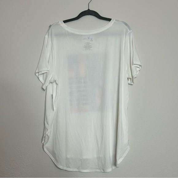 NWT Short Sleeve - XERSION - White tee with Print- ‘Aim High’- Size XXL - Picture 2 of 5
